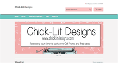 Desktop Screenshot of chicklitdesigns.com